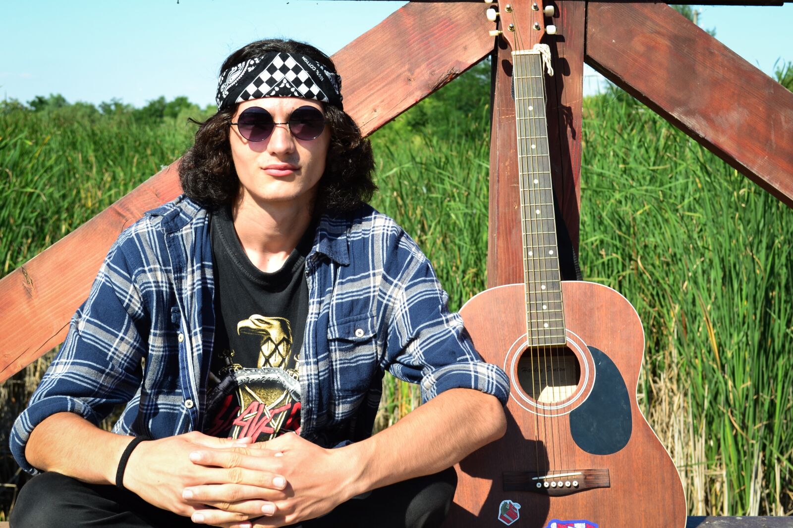 Nikon D3100 sample photo. Rock, guitar, guy photography