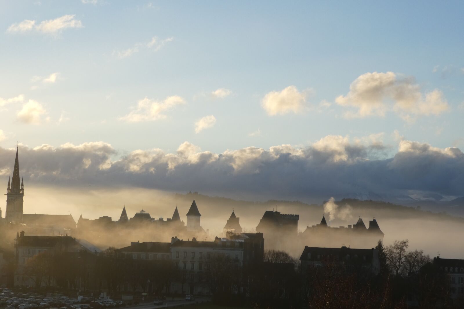 Panasonic DMC-TZ82 sample photo. Sky, pau, atlantic pyrenees photography