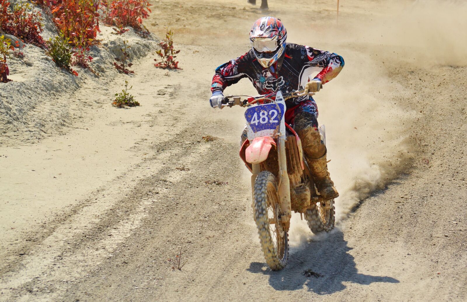 Nikon D3100 sample photo. Dirt bike, motocross rider photography