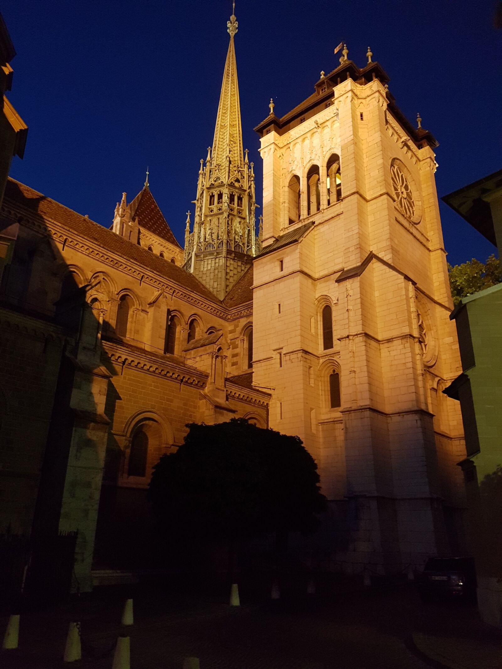 Samsung SM-G930F sample photo. Geneva, switzerland, church photography