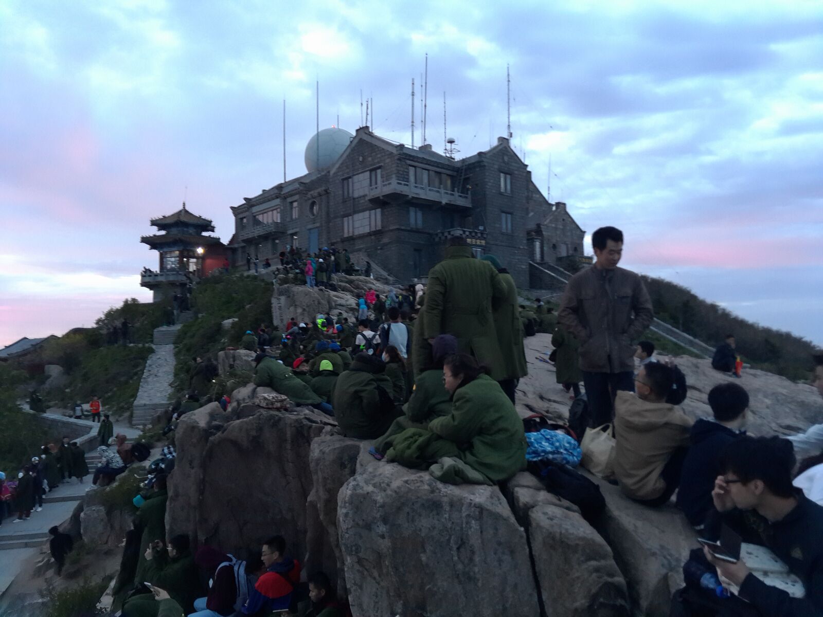 Meizu MX4 Pro sample photo. Taishan mountain, sunrise, poetry photography