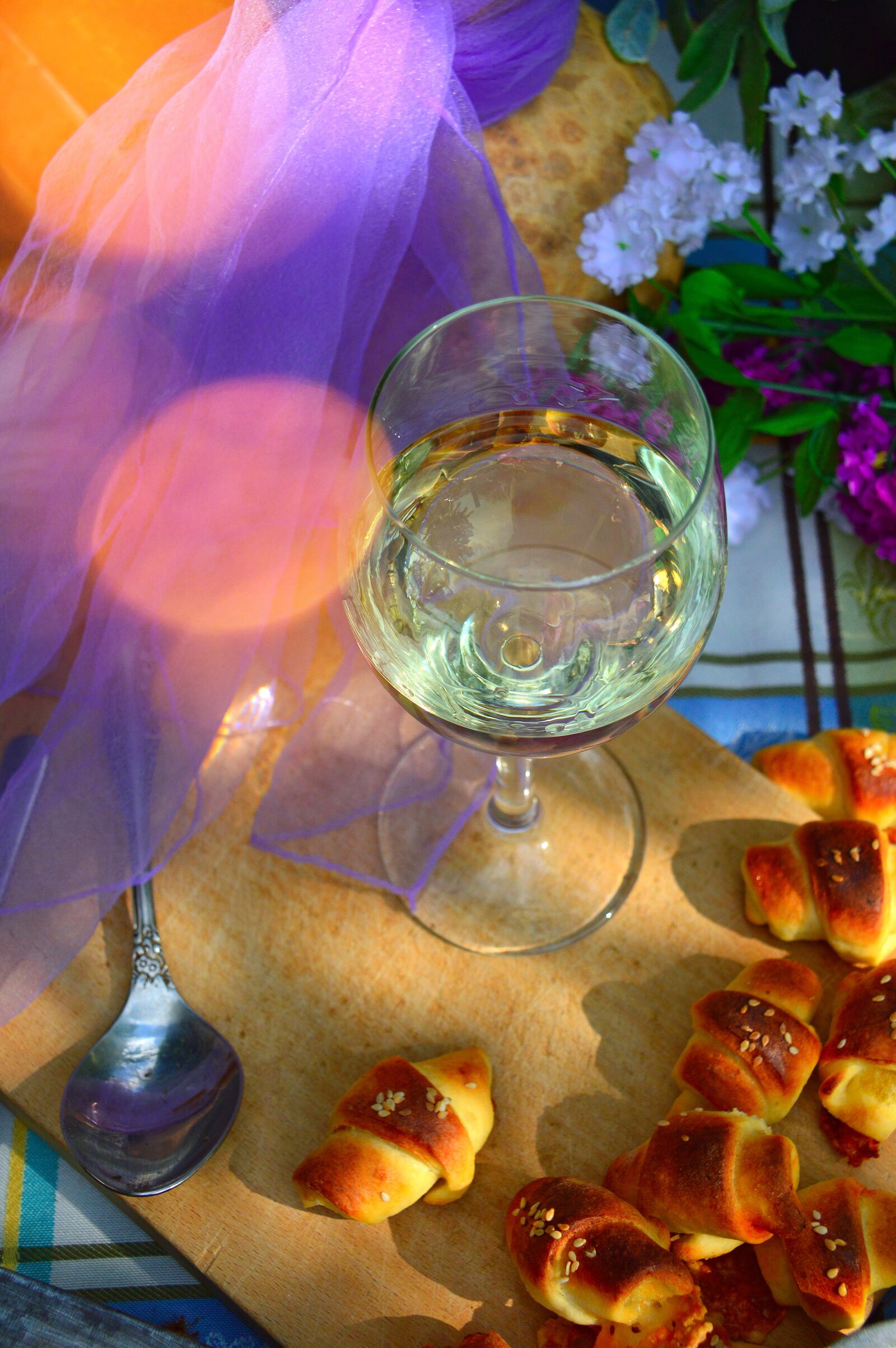 Nikon D3200 sample photo. Celebration, glass, flower photography
