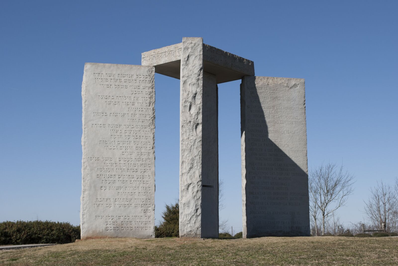 Nikon D60 sample photo. Georgia guidestones, sightseeing, monument photography