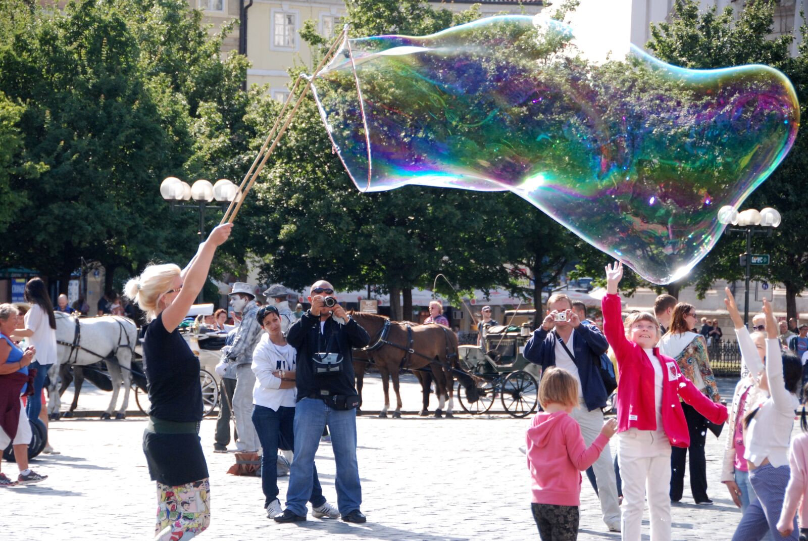 Nikon D80 sample photo. Bubble, soap, artist photography