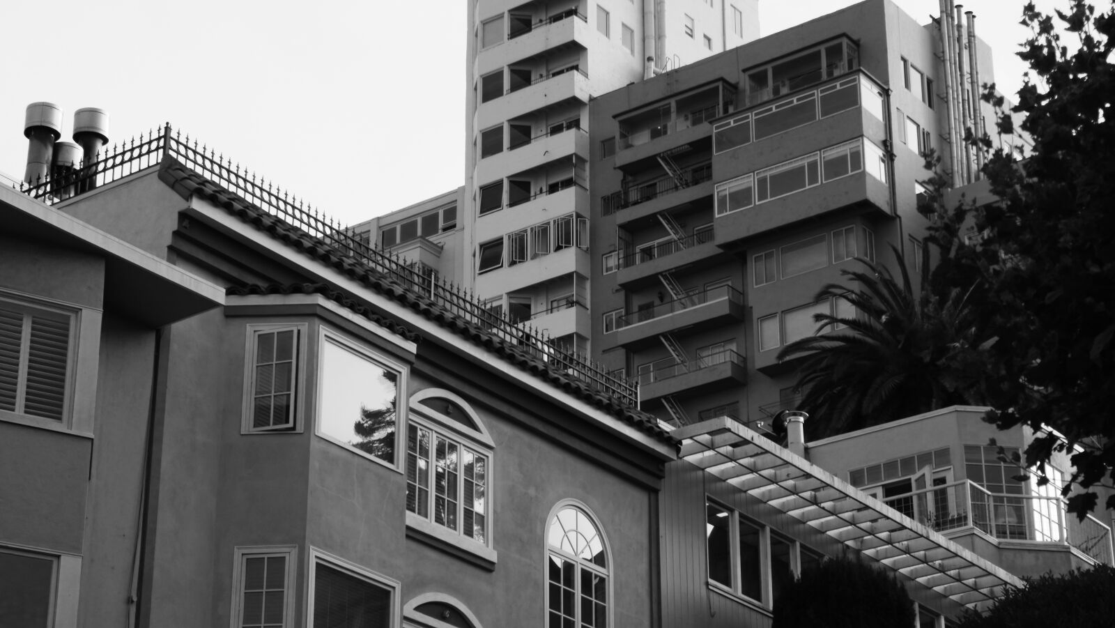 YI TECHNOLOGY M1 sample photo. Buildings, b w, california photography