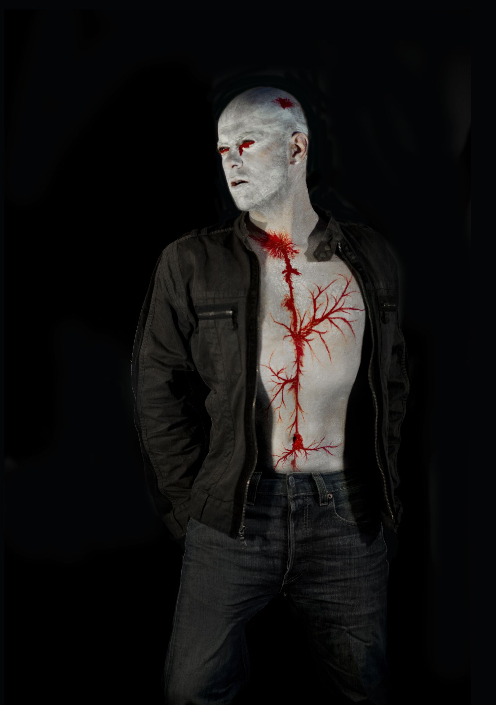 Sony Alpha DSLR-A850 sample photo. Male, model, tattoo photography