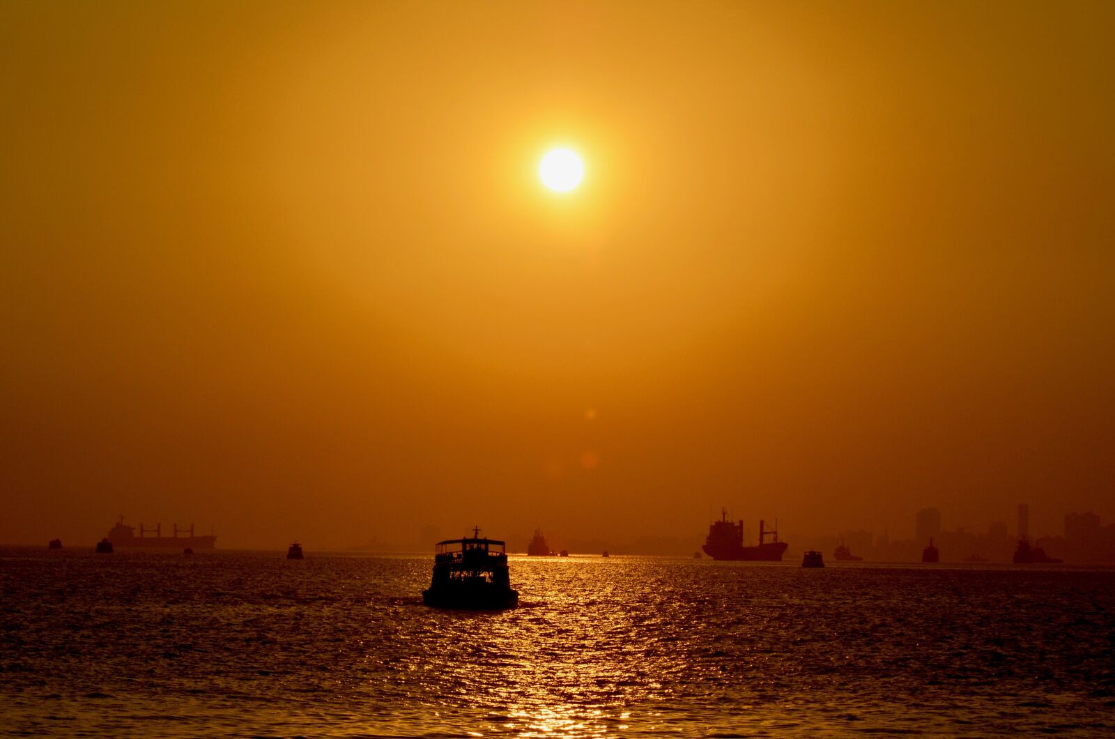 Nikon D5100 sample photo. Silhouette, sunset, landscape photography