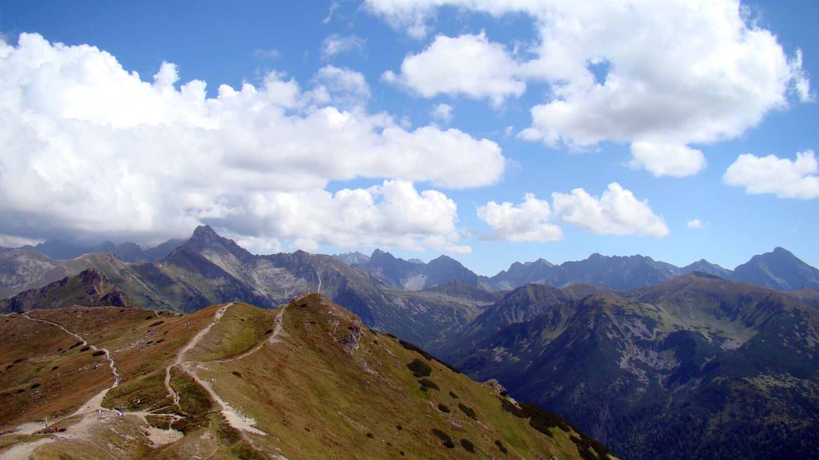 Sony Cyber-shot DSC-H50 sample photo. Mountains, clouds, view photography