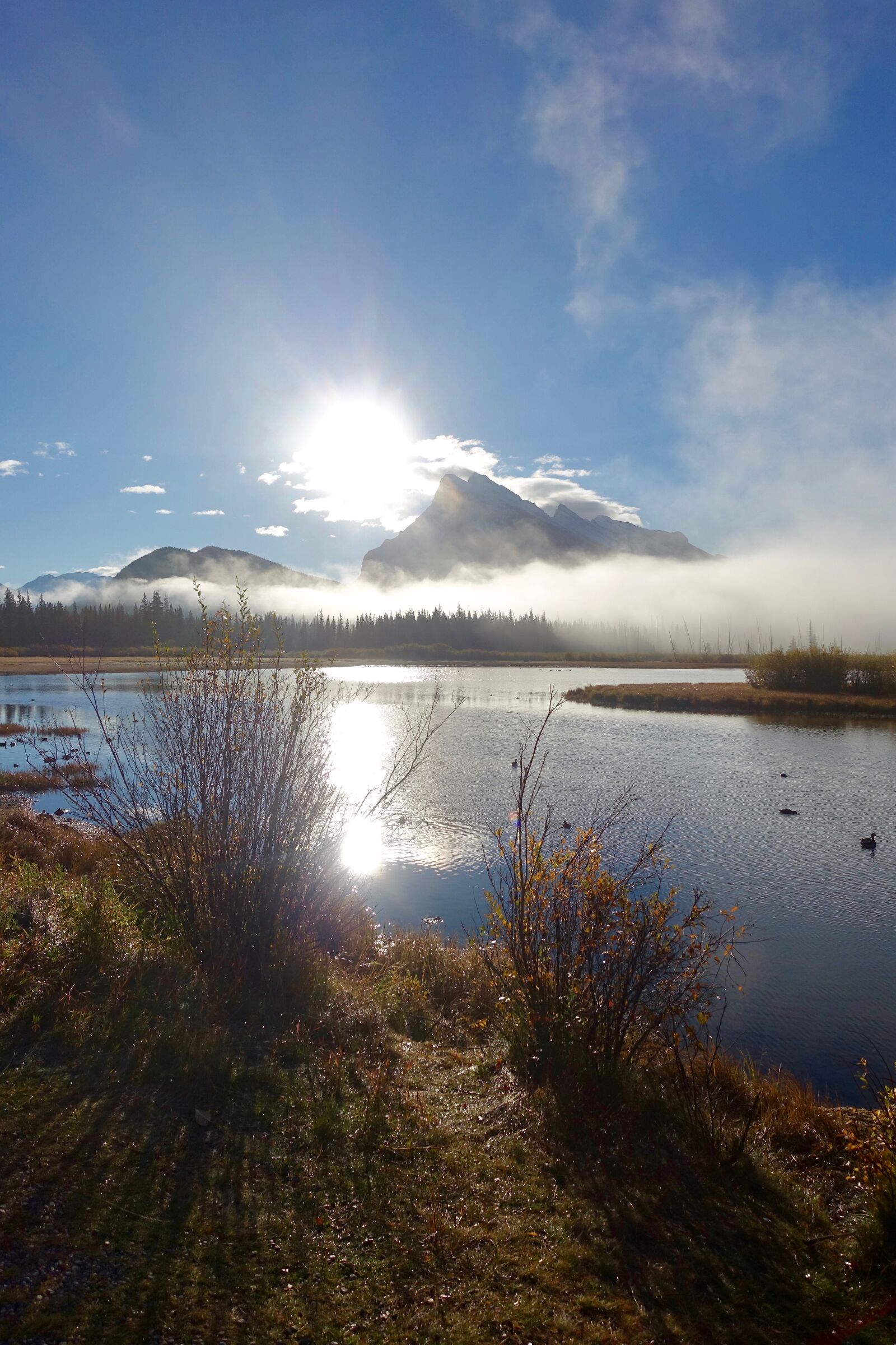 Sony Cyber-shot DSC-RX100 III sample photo. Lake, mist, sunlight photography