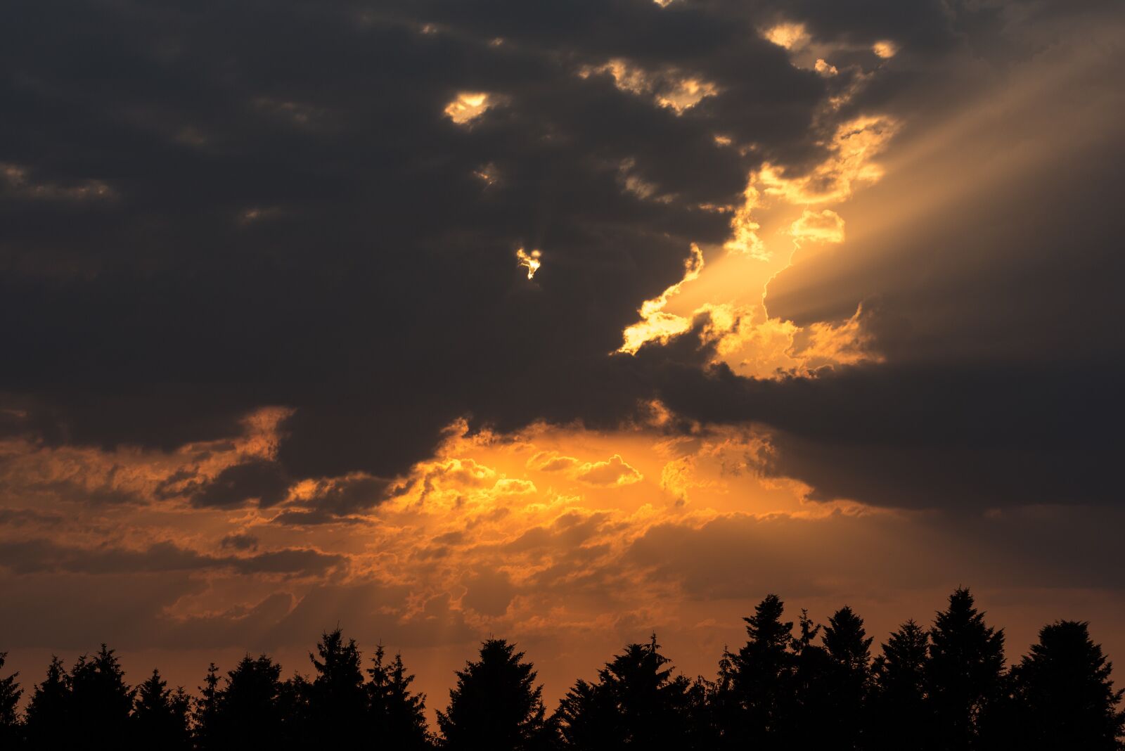 Nikon D750 sample photo. After the thunderstorm, sunset photography