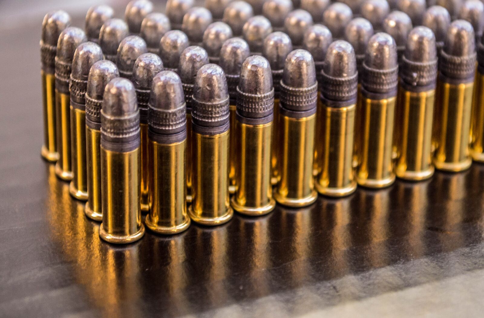 Nikon D3100 sample photo. Bullets, brass, end up photography