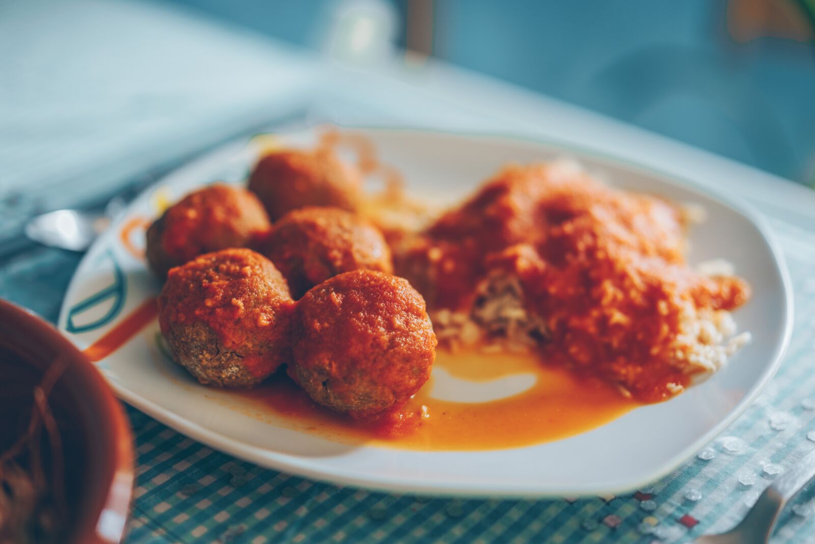Sony a7R II + Sony Sonnar T* FE 55mm F1.8 ZA sample photo. Meatballs, soy textured, soy photography