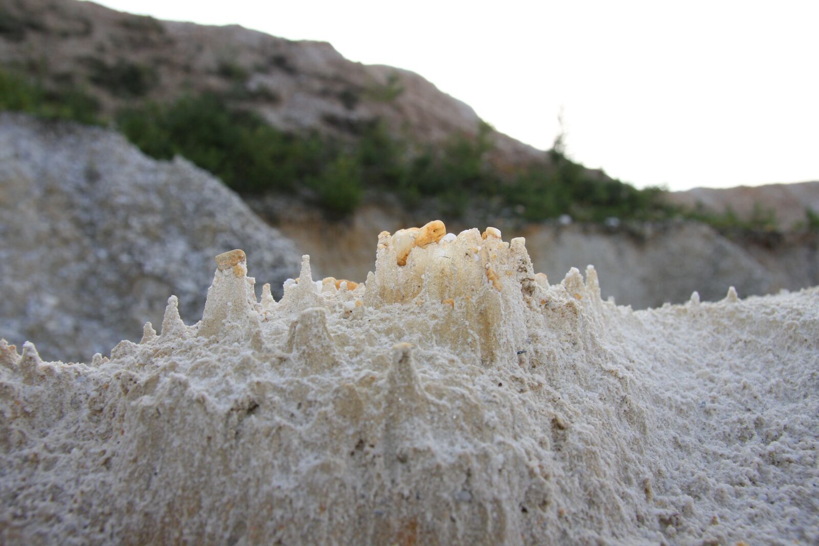 Canon EOS 40D sample photo. Sand, kaolin, wind form photography