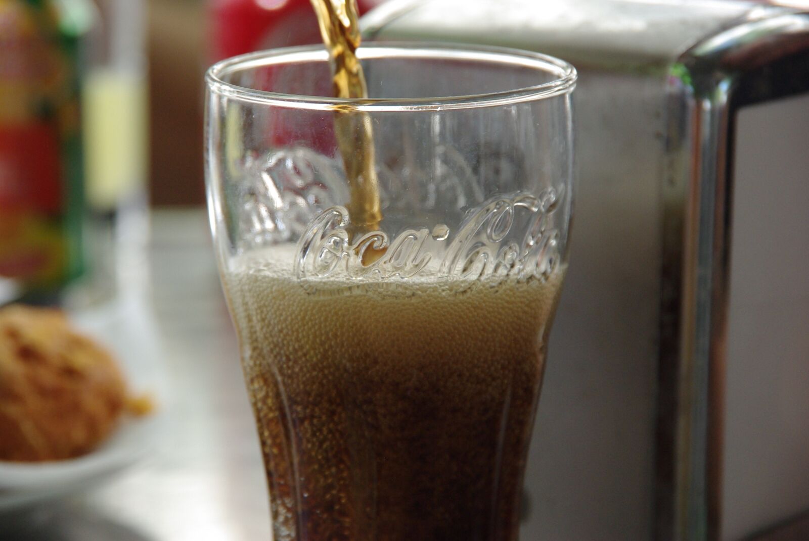 Pentax K200D sample photo. Coca cola, drink, food photography