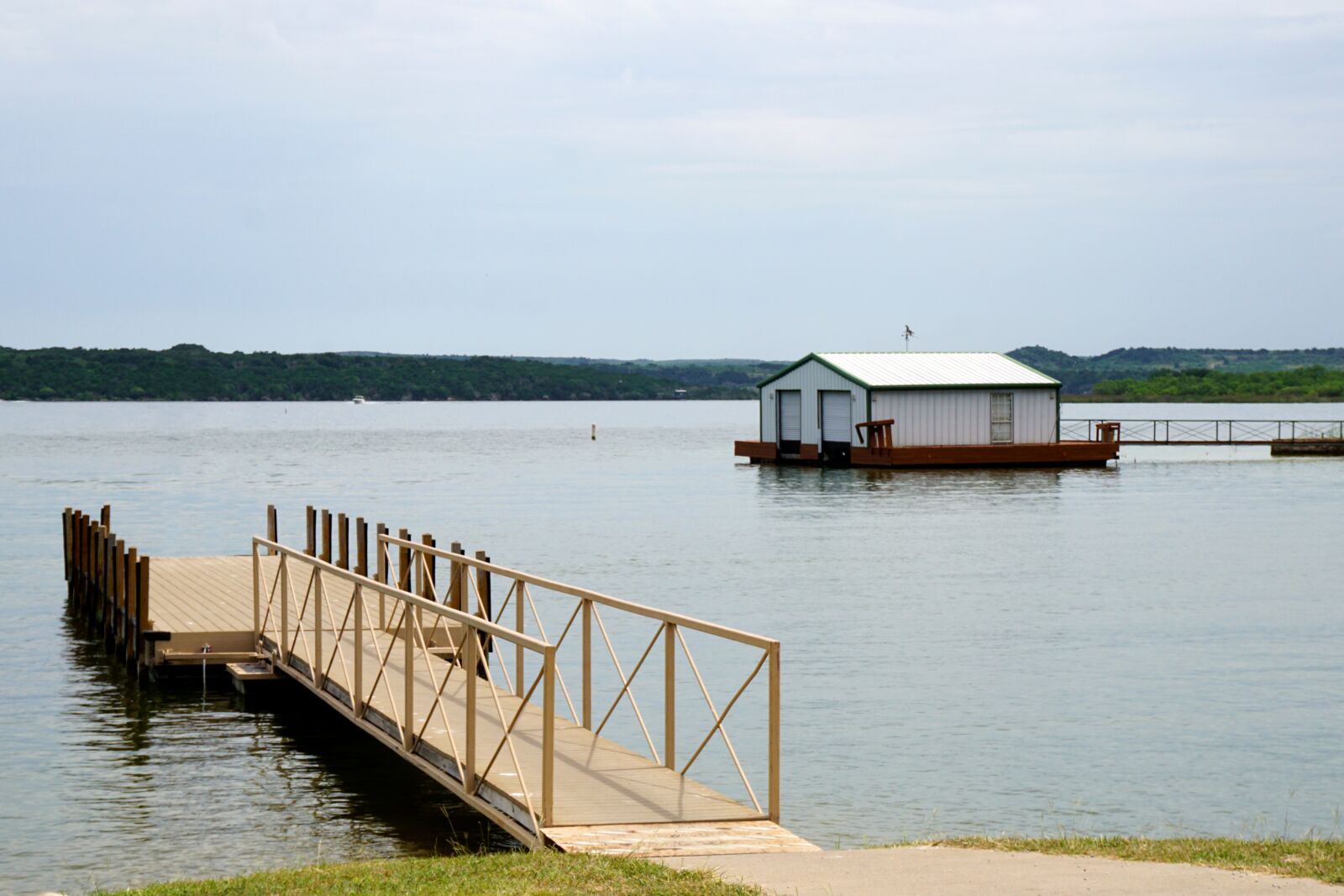Sony a6000 sample photo. Pier, lake, possum kingdom photography
