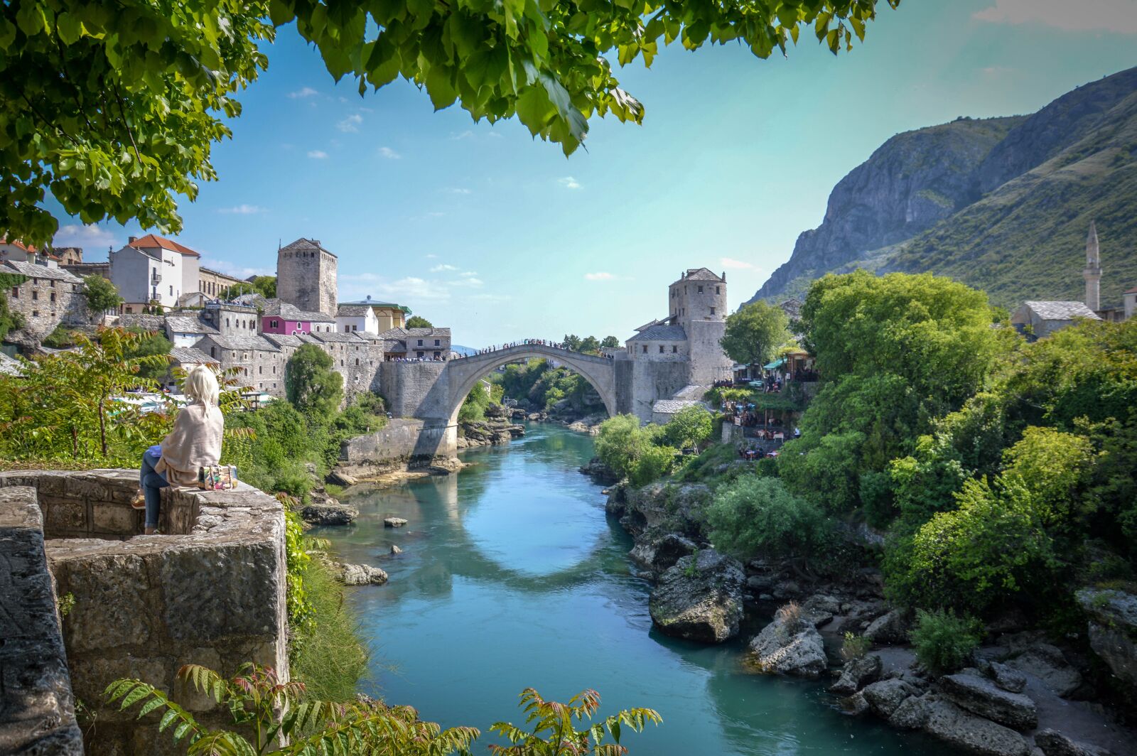 Nikon D3200 sample photo. Mostar, bridge, herzegovina photography