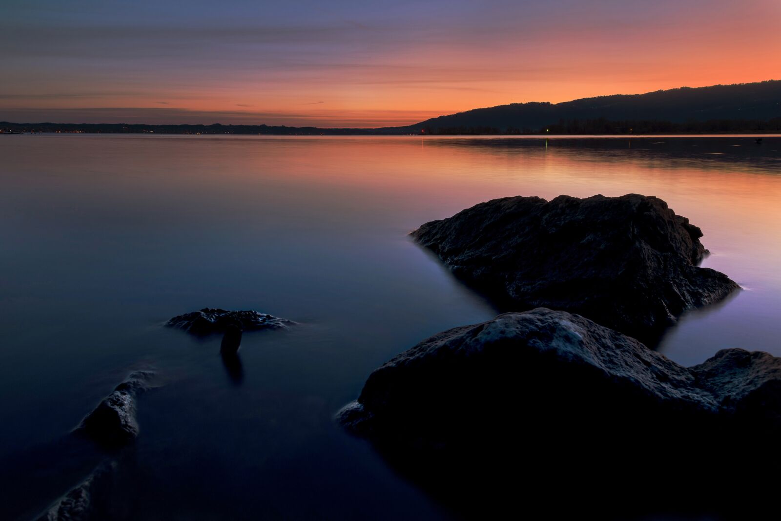 Nikon D850 sample photo. Sunset, sunrise, lake constance photography