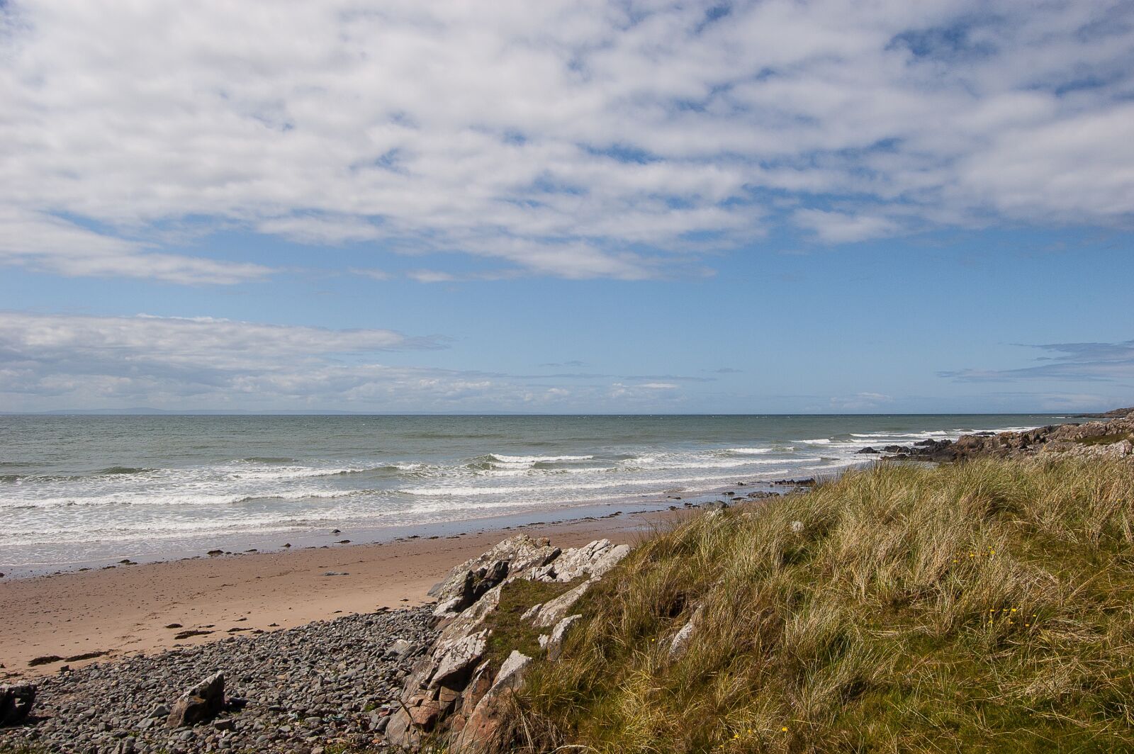 Nikon D40 sample photo. Beach, scotland, coast photography