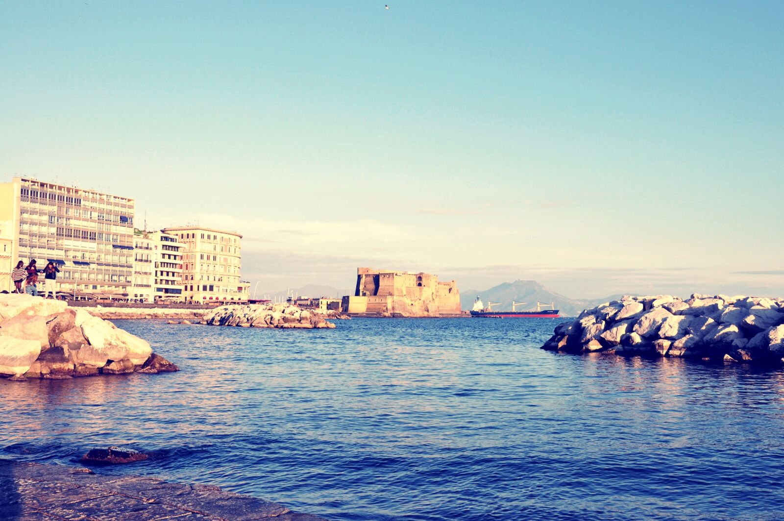 Nikon D90 sample photo. Naples, italy, sea photography