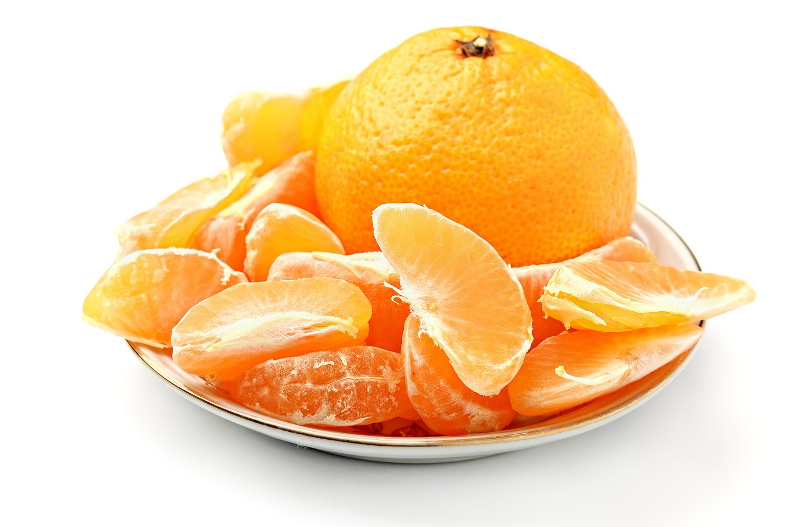 Nikon D7000 sample photo. Tangerine, peel, cleaned photography