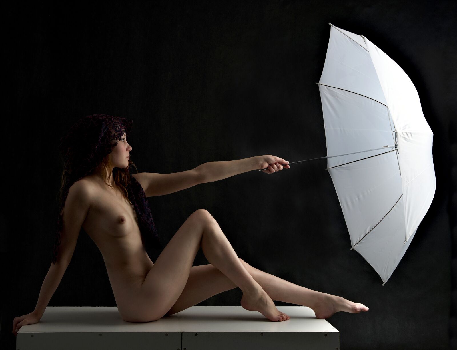Nikon D90 sample photo. Girl, woman, umbrella photography