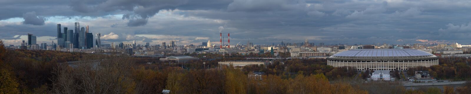 Fujifilm X-E2S sample photo. Moscow, skyline, panorama photography