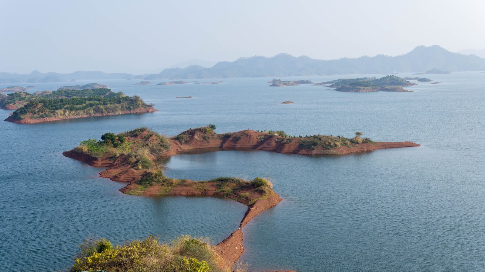 Sony a5100 sample photo. Lake, water, island photography