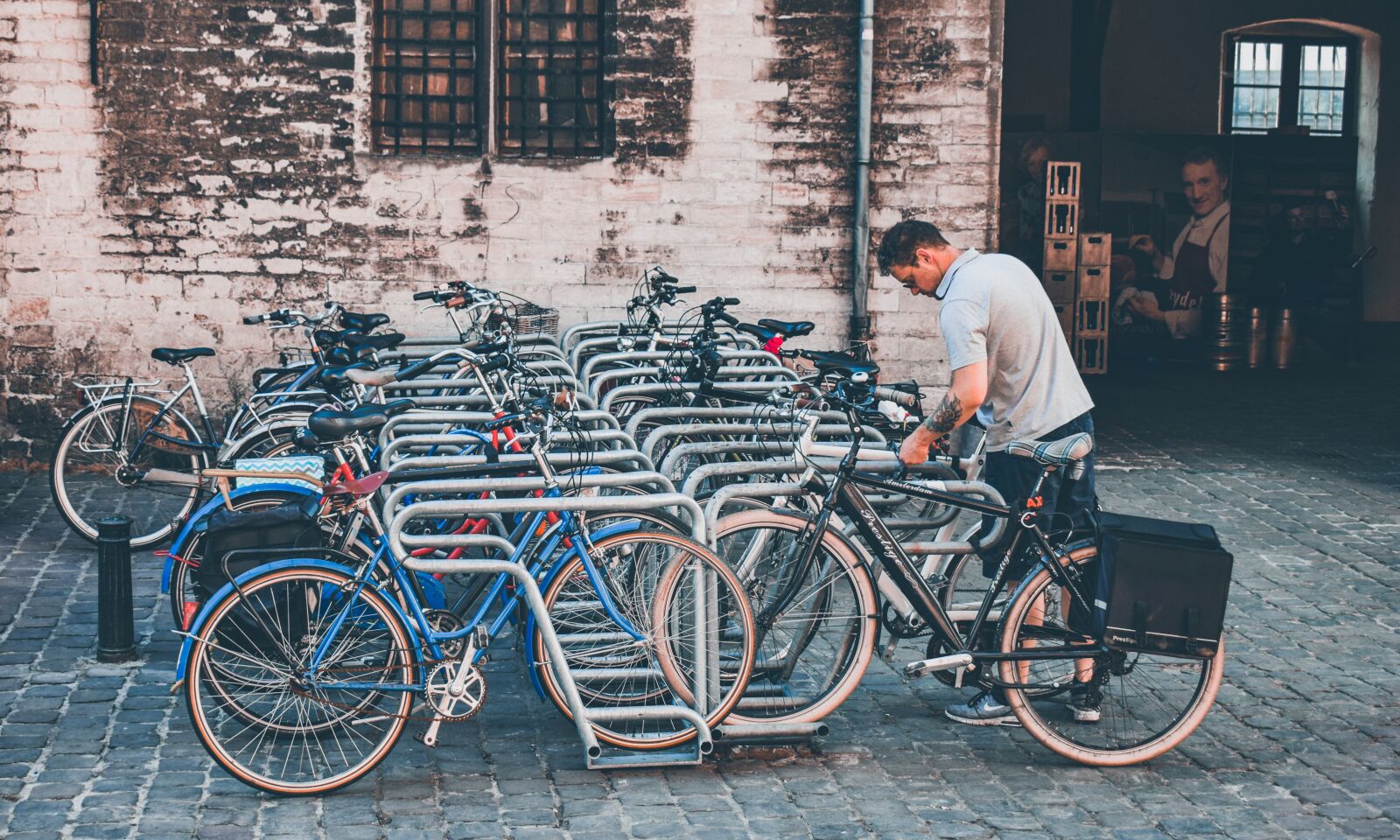 Nikon D3300 sample photo. Ghent, belgium, bikes photography
