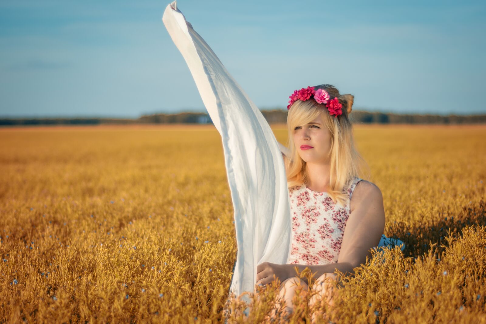 Nikon D7200 sample photo. Portrait, summer, blond photography
