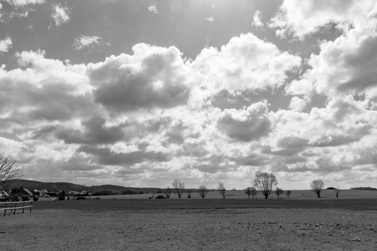 Sony SLT-A58 sample photo. Black and white, landscape photography