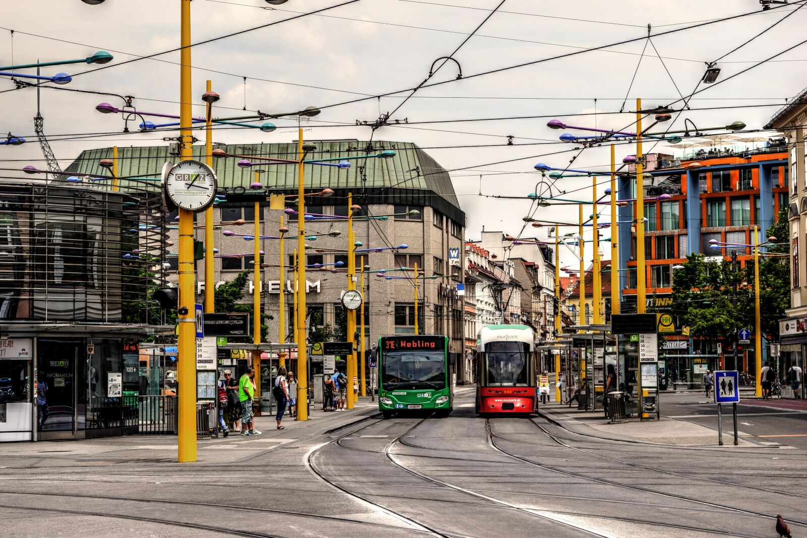 Nikon D5300 sample photo. Jakominiplatz, graz, tram stop photography