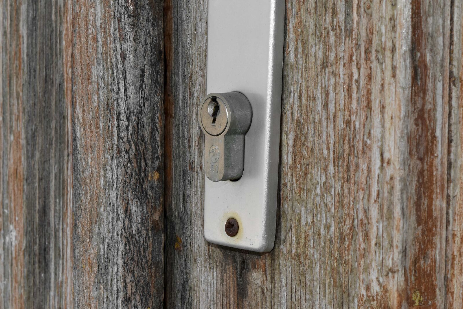 Nikon D5500 sample photo. Front door, keyhole, wooden photography