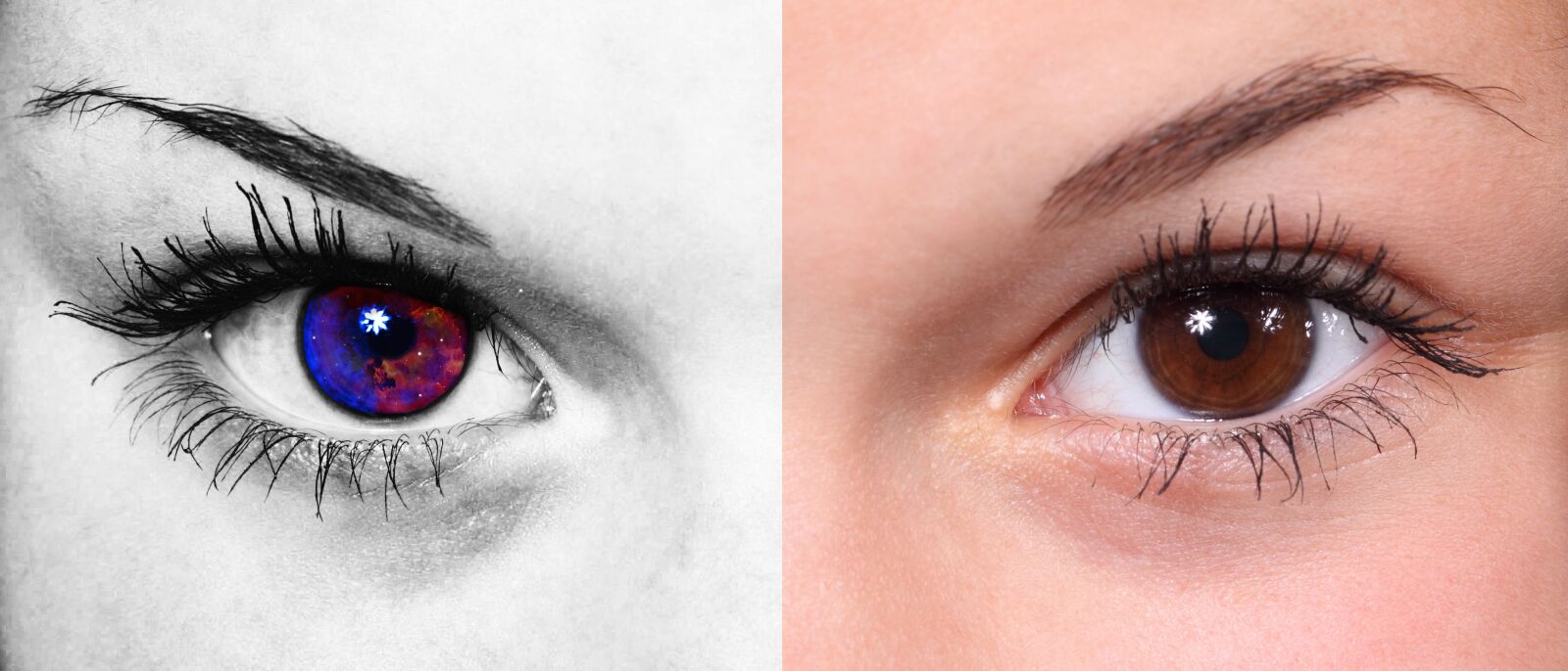 Canon EOS 50D sample photo. Eyes, galaxy, colors photography