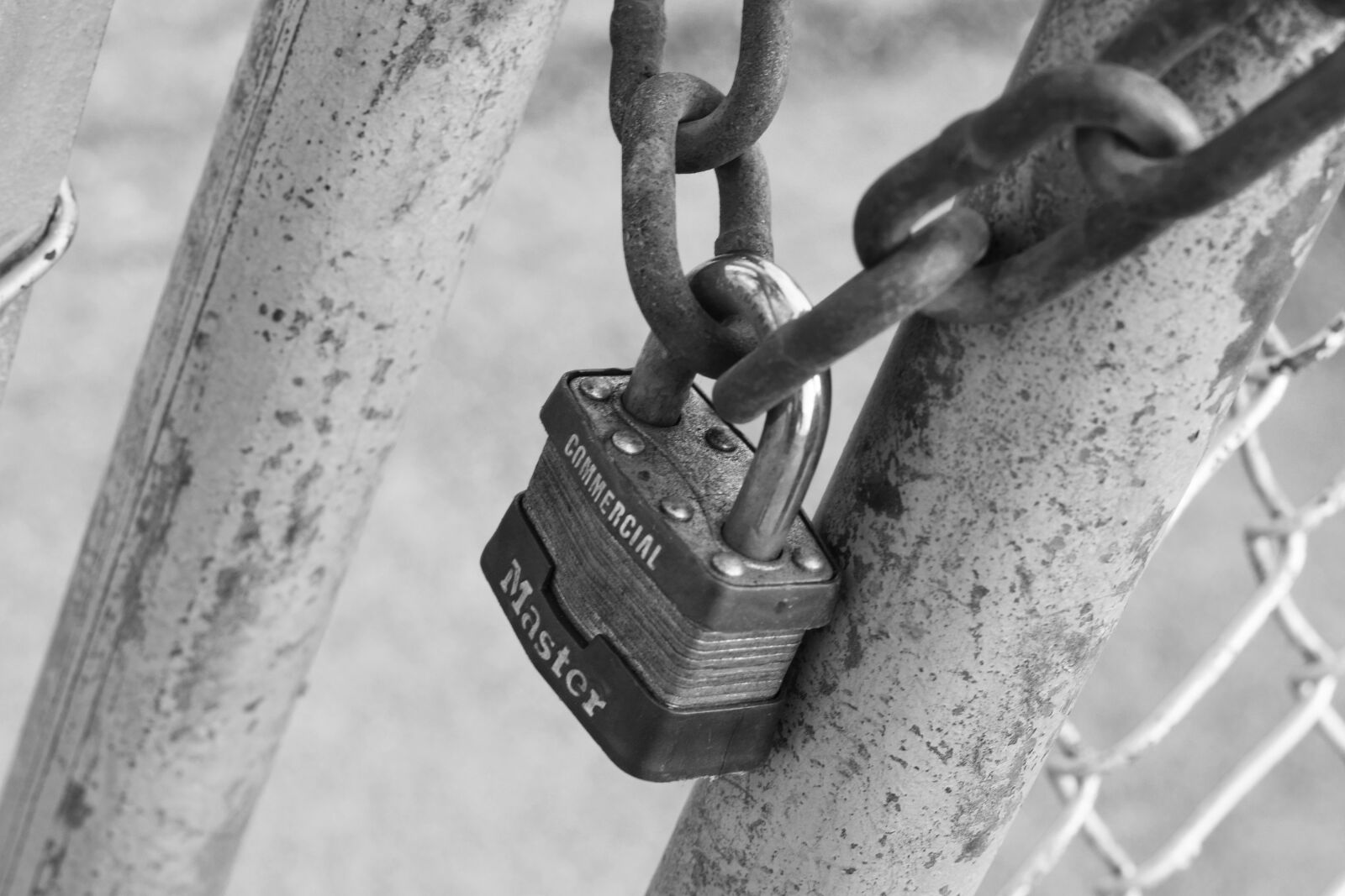 Nikon D3300 sample photo. Steel, iron, lock photography