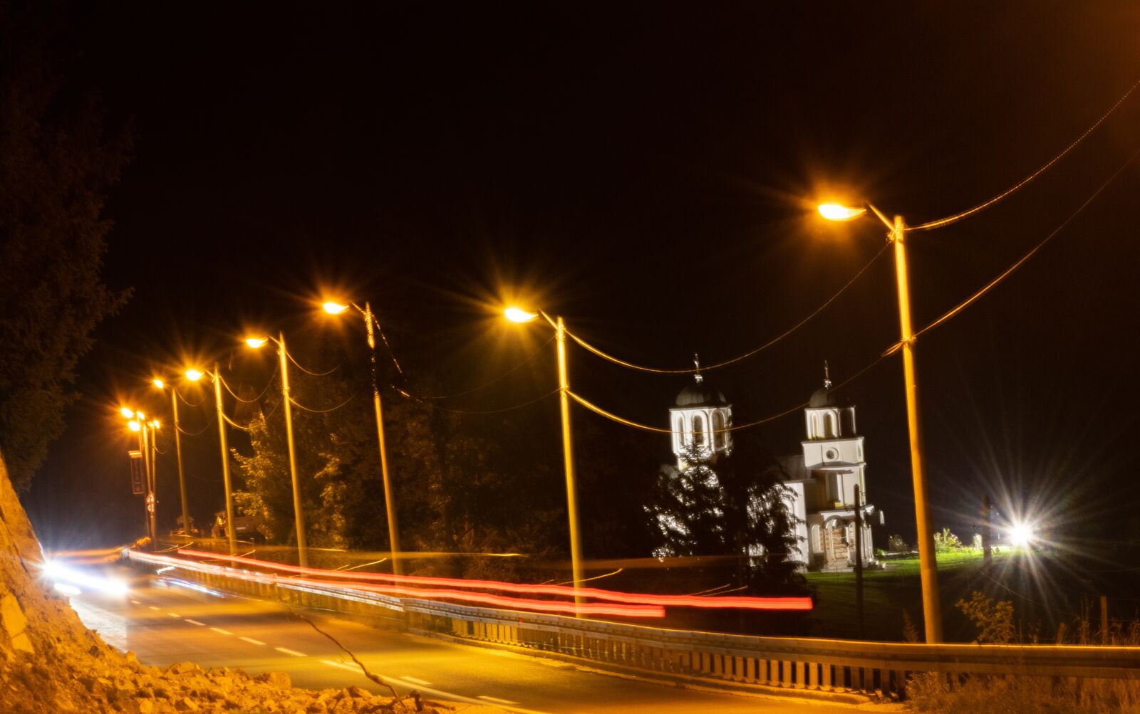 Nikon D3300 sample photo. Lamps, at night, lights photography