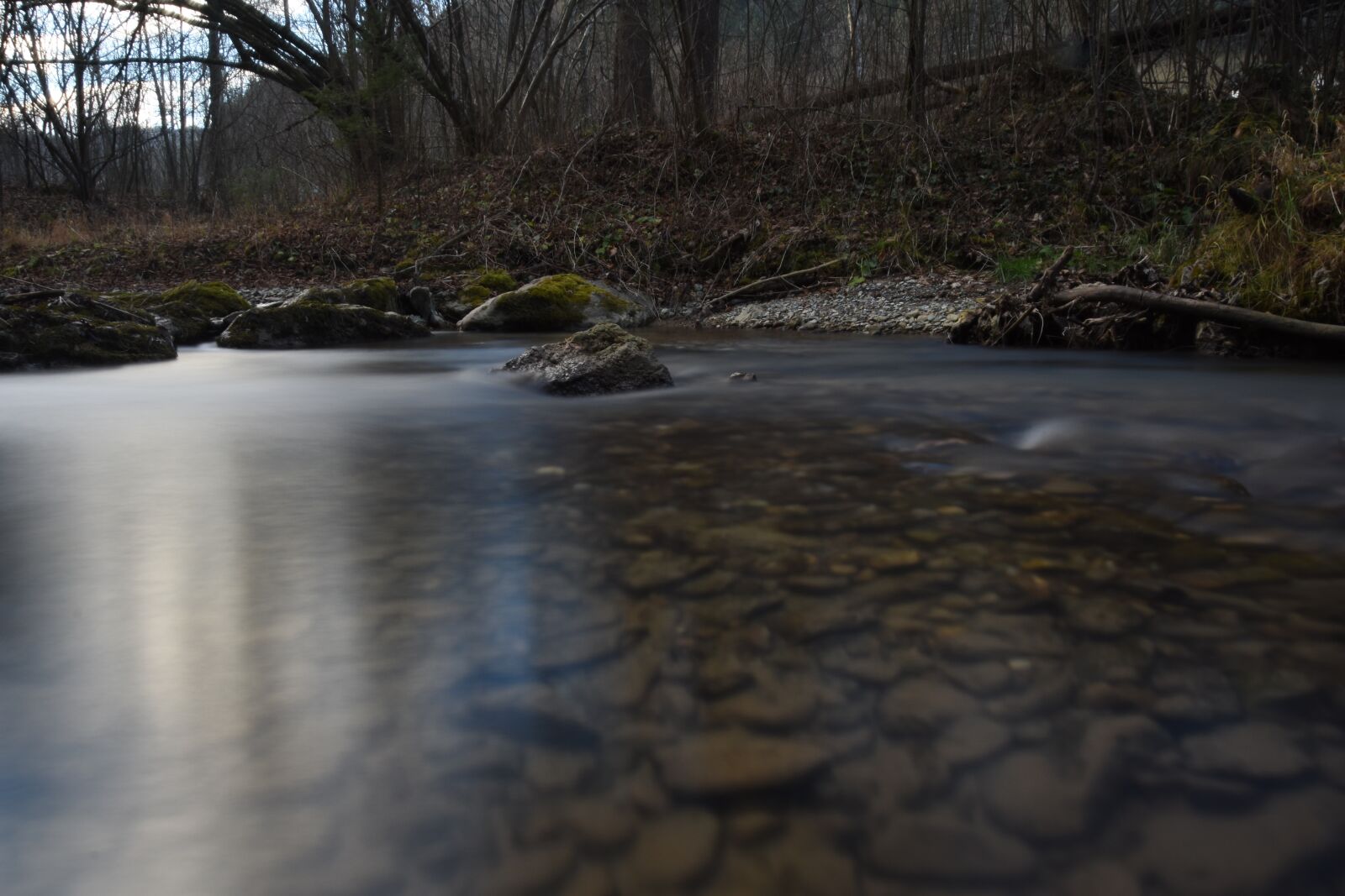 Nikon D3400 sample photo. Long exposure, water, river photography