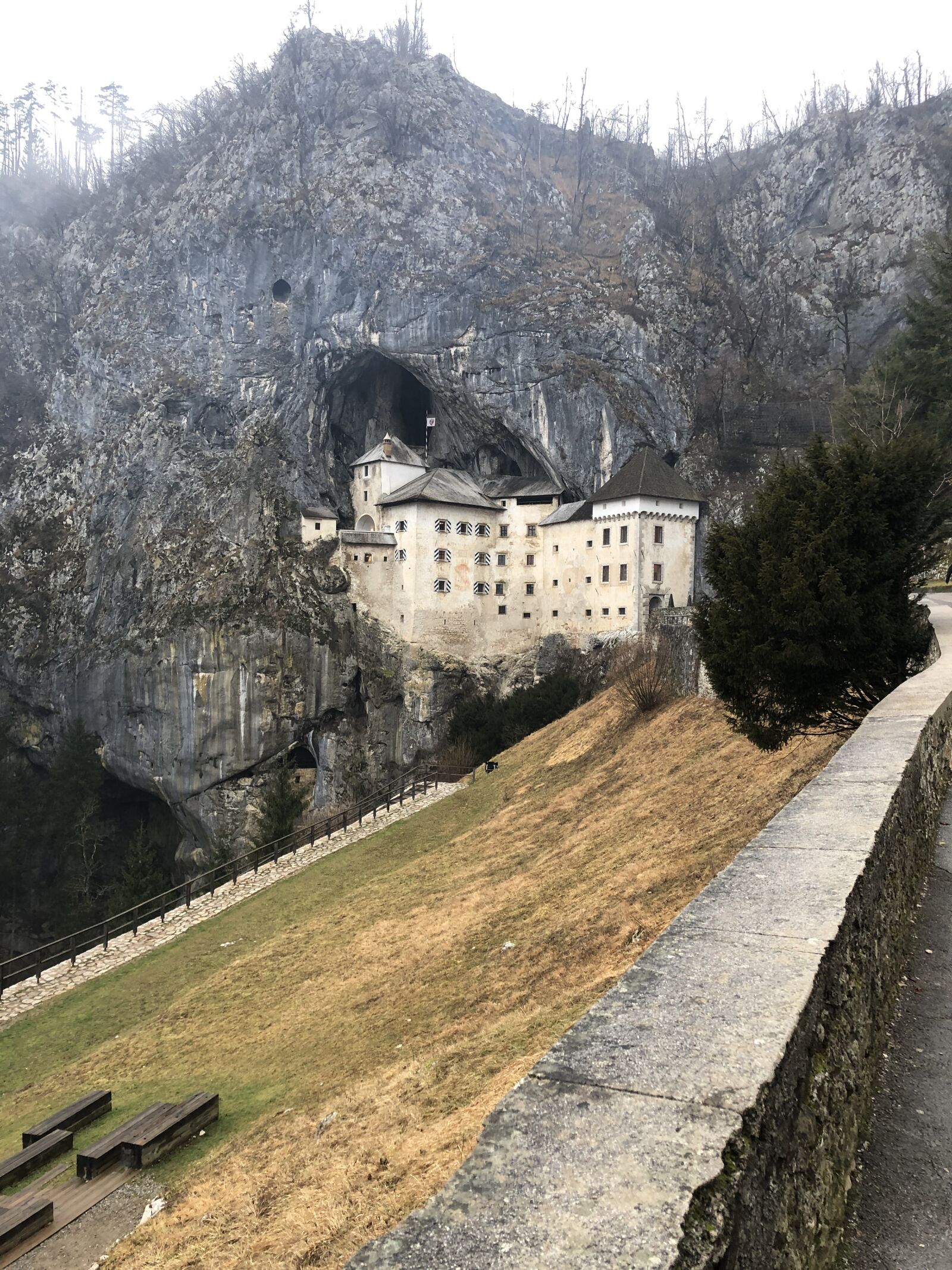 Apple iPhone 8 sample photo. Castle, mountain, slovenia photography