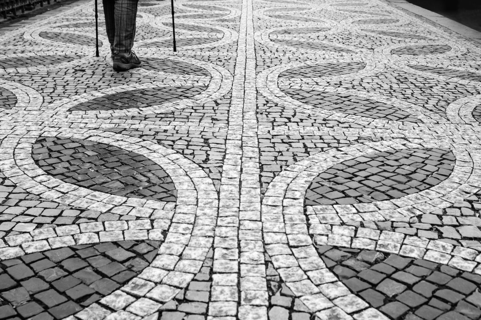 Canon EOS 70D sample photo. Prague, cobblestones, black and photography