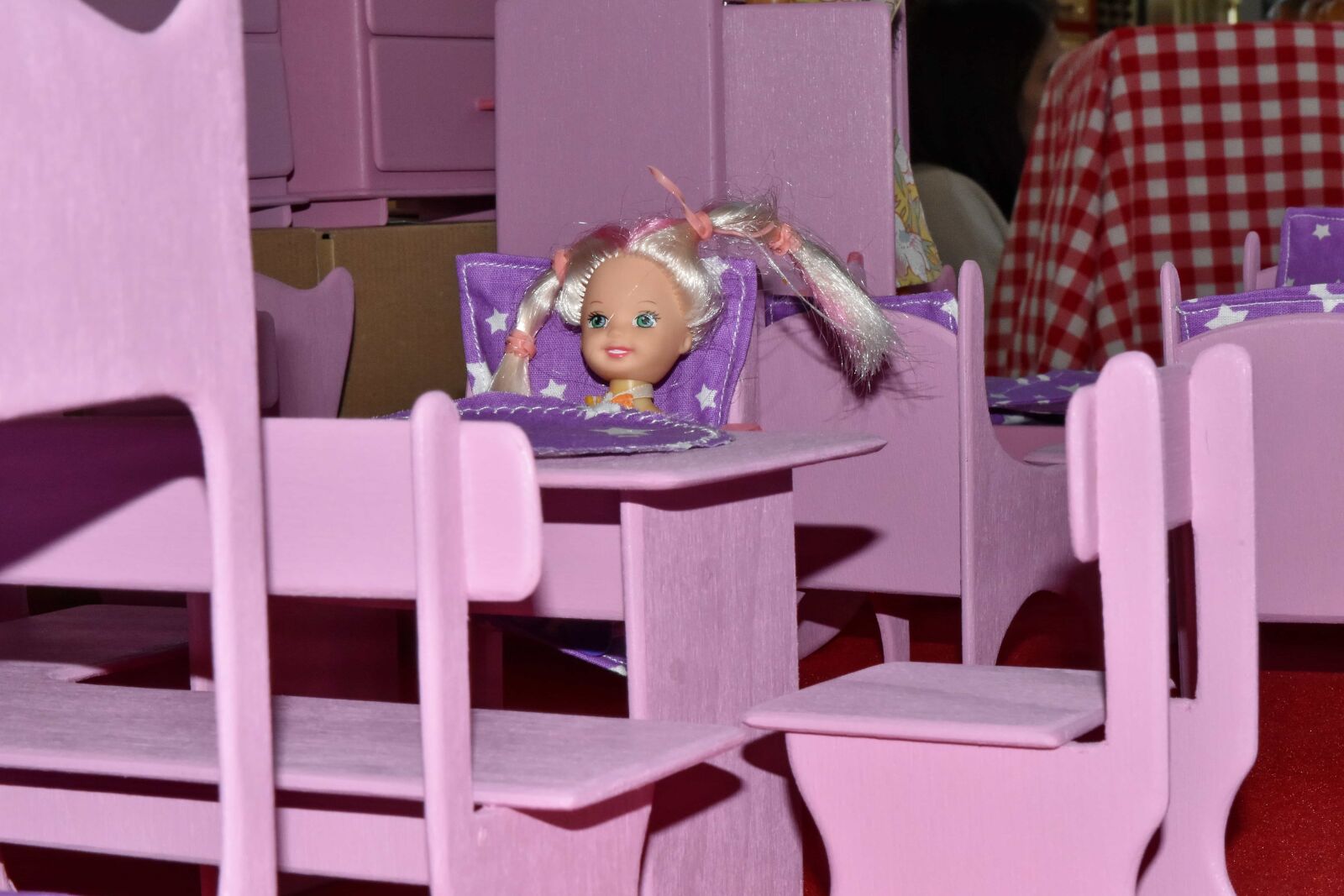 Nikon D5500 sample photo. Doll, furniture, handmade, toys photography