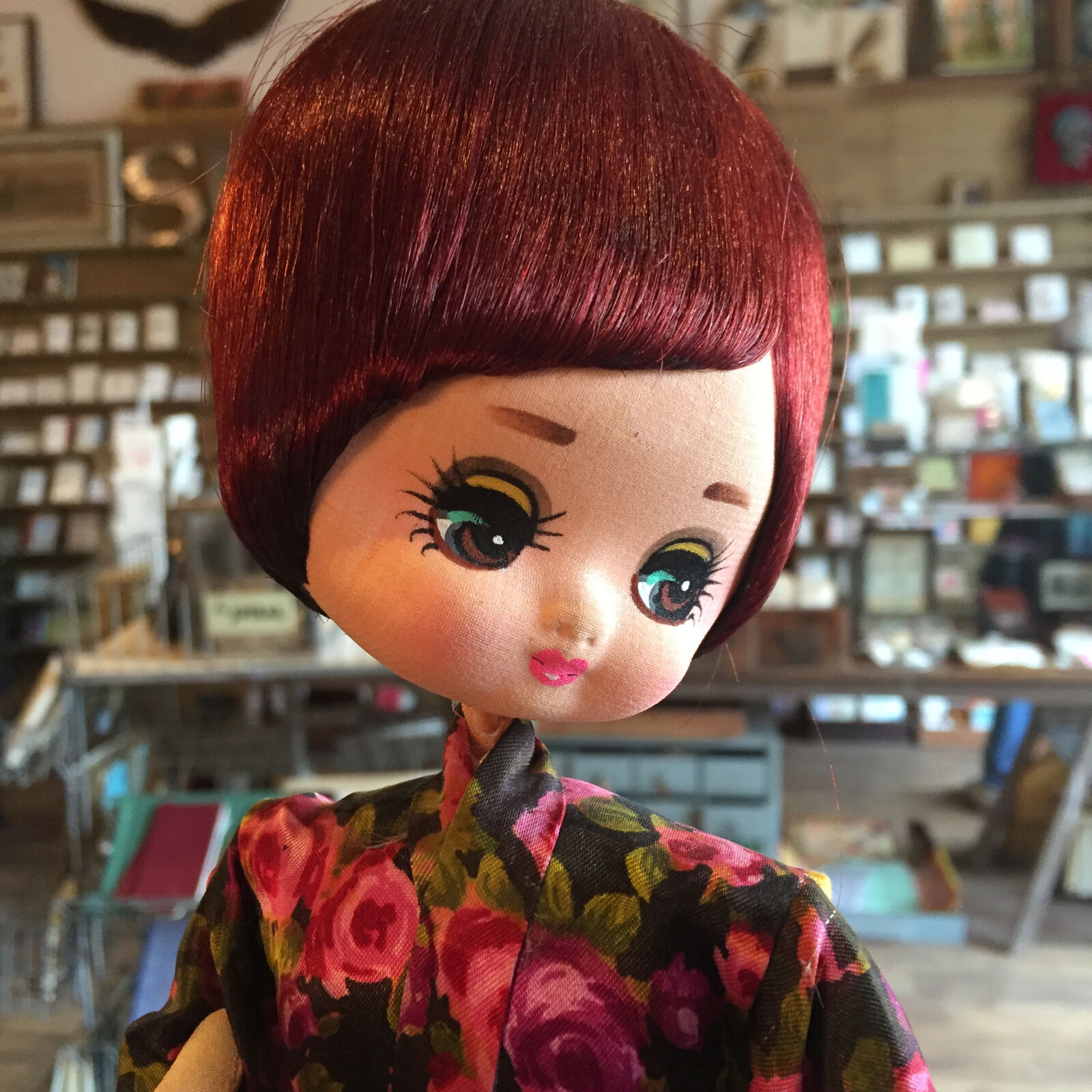 Apple iPhone 6 sample photo. Big, eyes, china, doll photography