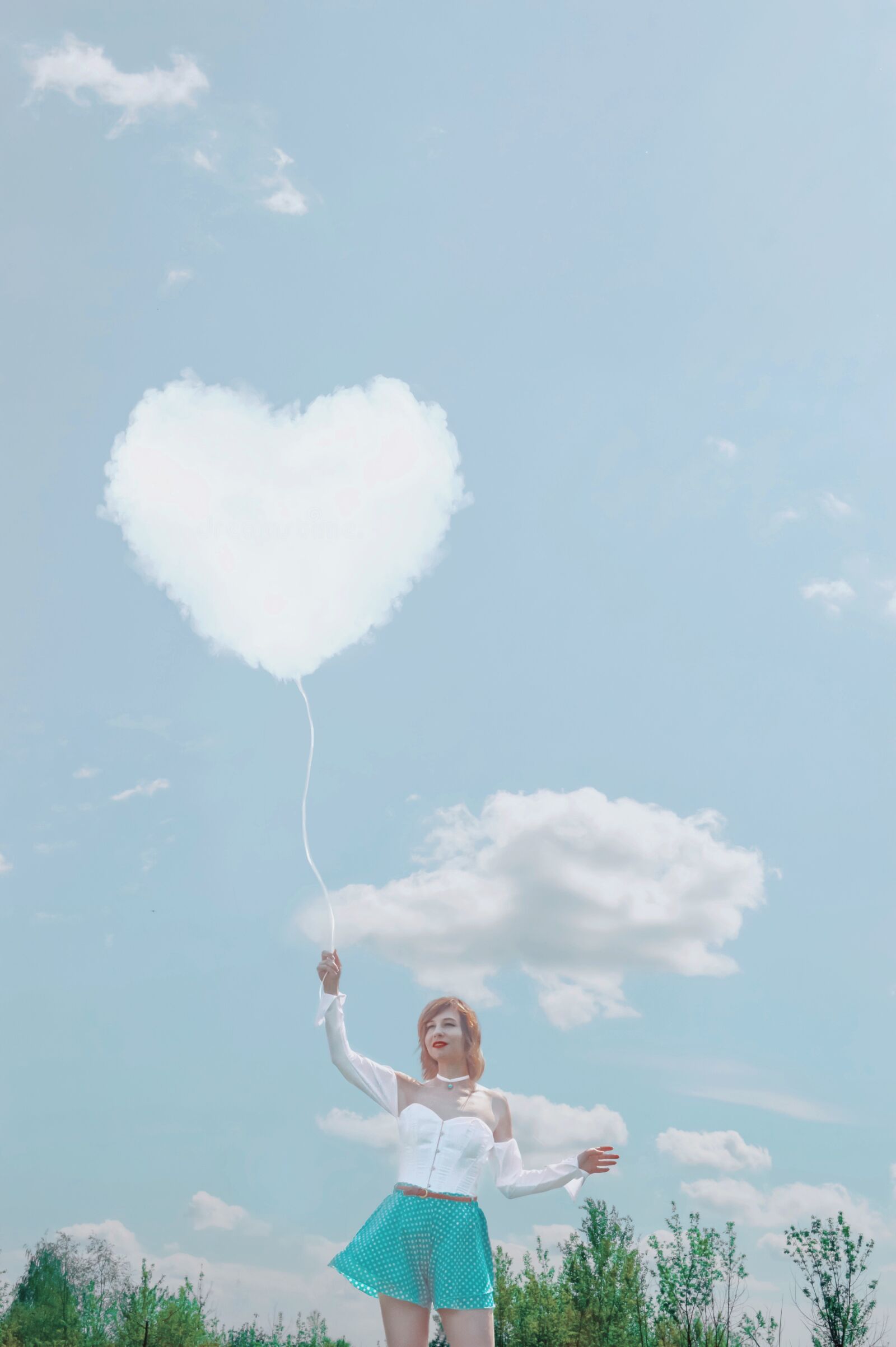 Nikon D3200 sample photo. Heart, sky, clouds photography