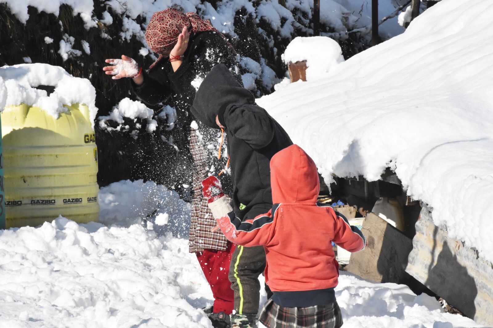 Nikon D7200 sample photo. Ice, snow, village photography