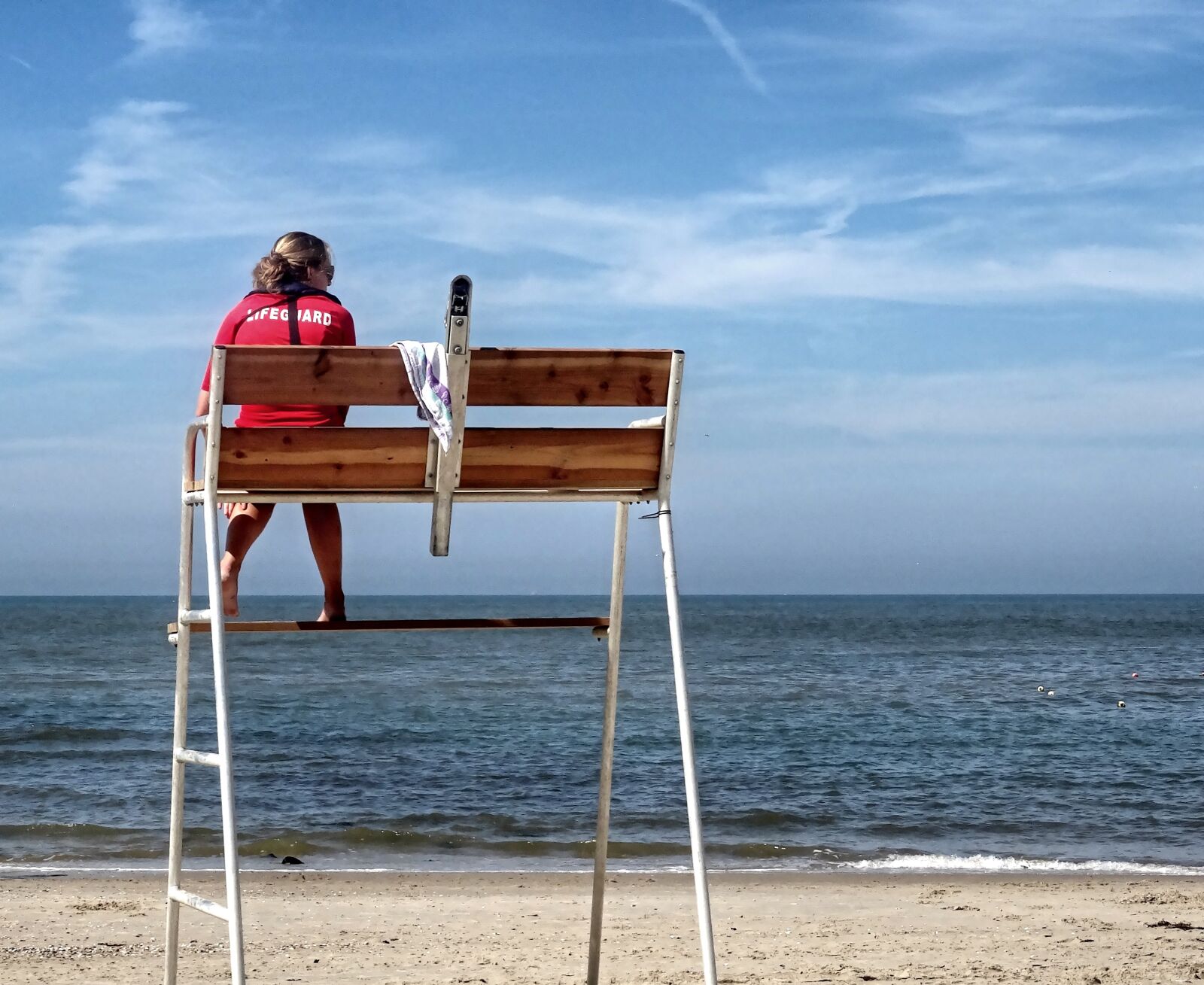 Sony DSC-HX50 sample photo. Coast guard, lifeguard, beach photography