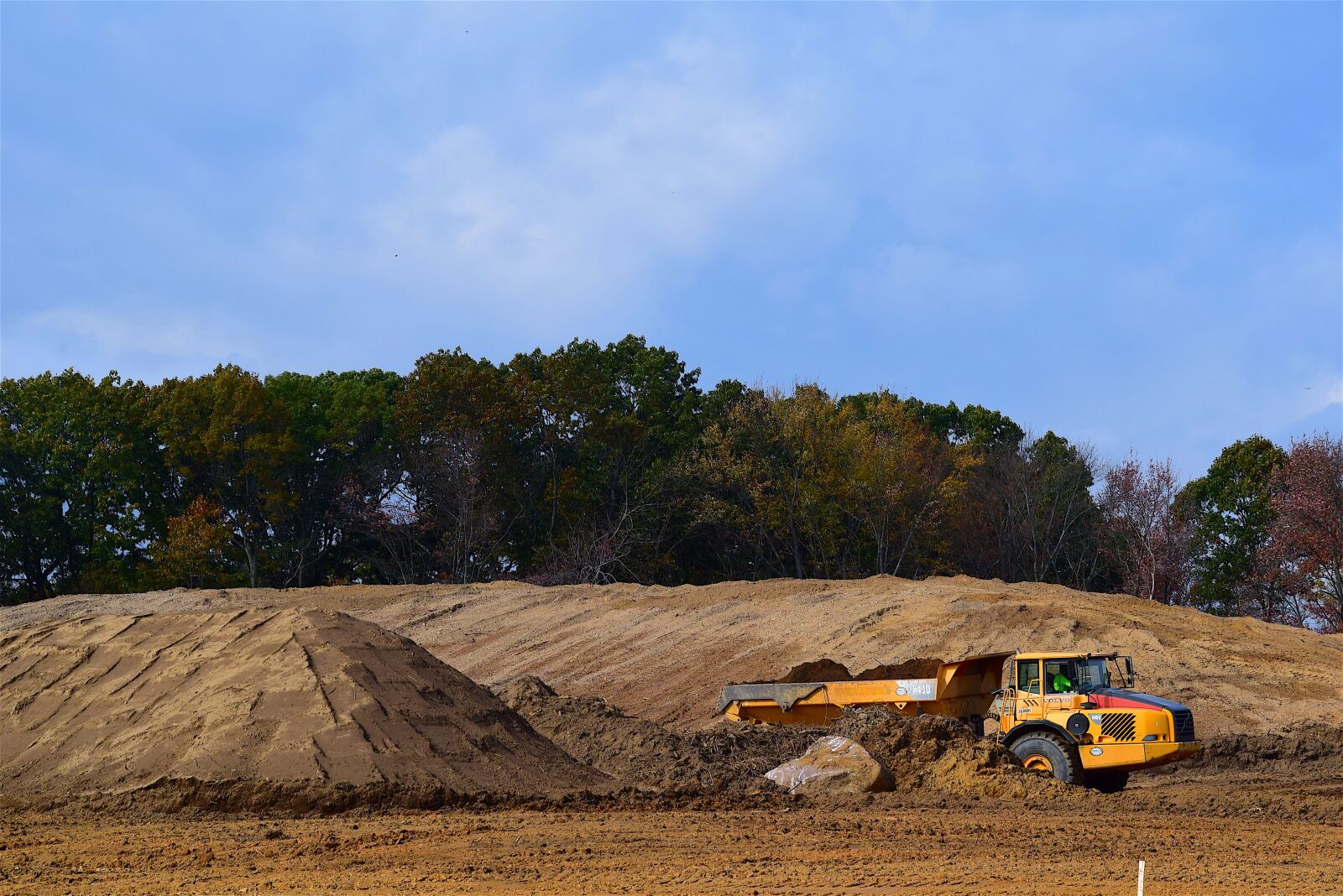 Nikon D3300 sample photo. Construction, machine, shovel photography