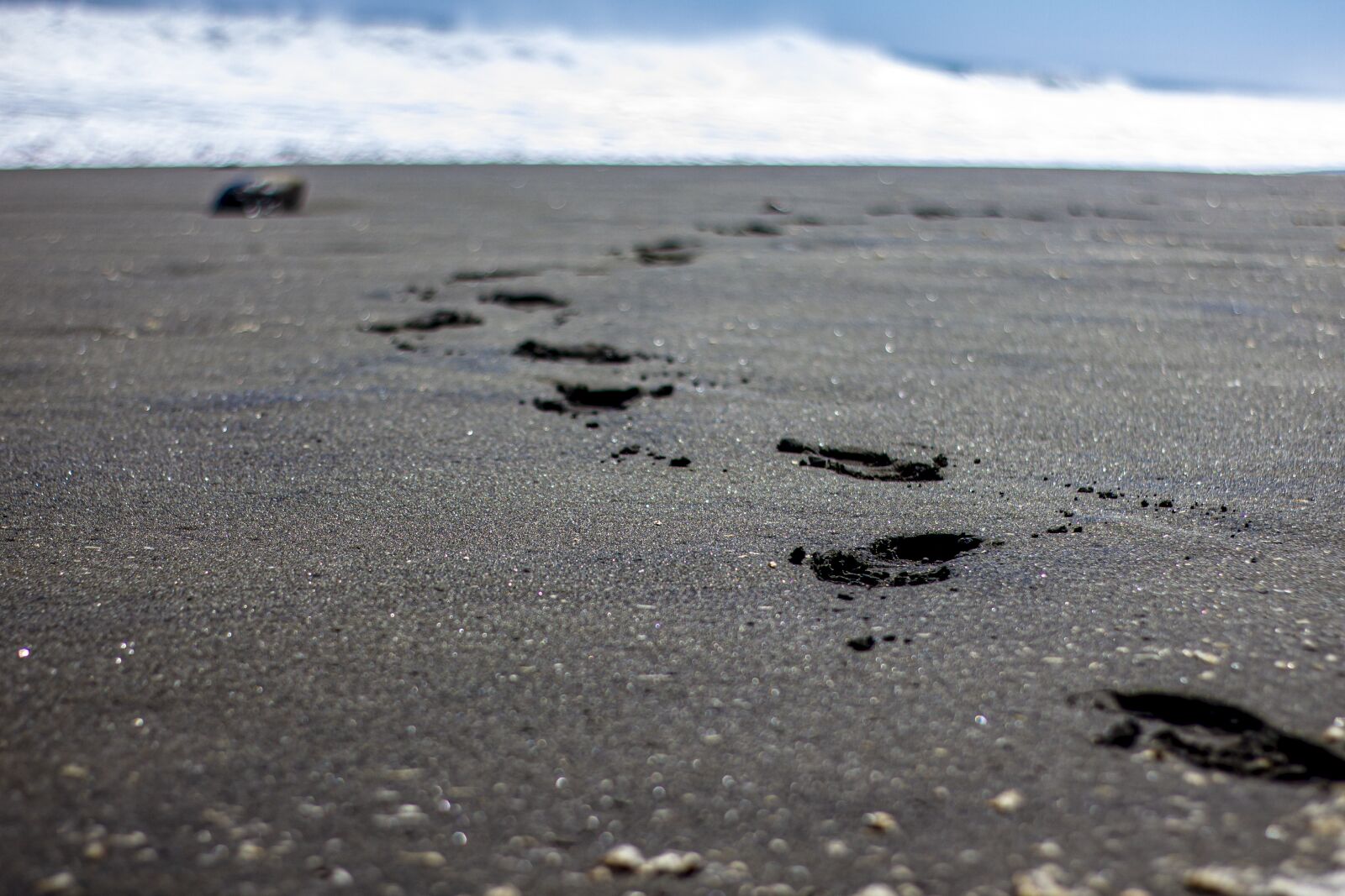 Canon EOS 550D (EOS Rebel T2i / EOS Kiss X4) sample photo. Sand, footprints, beach photography