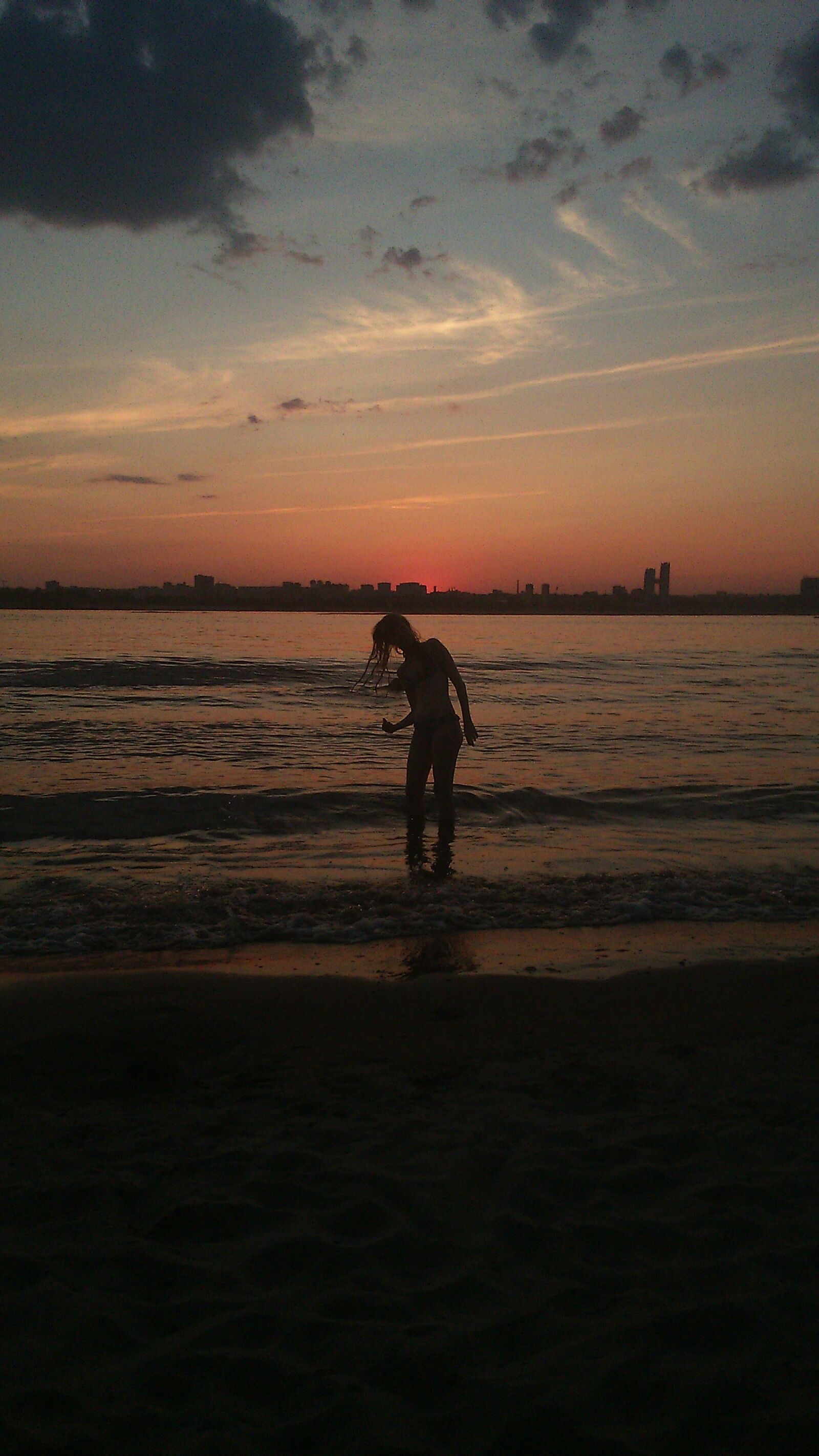 Sony Xperia M2 sample photo. Girl, beach, river photography