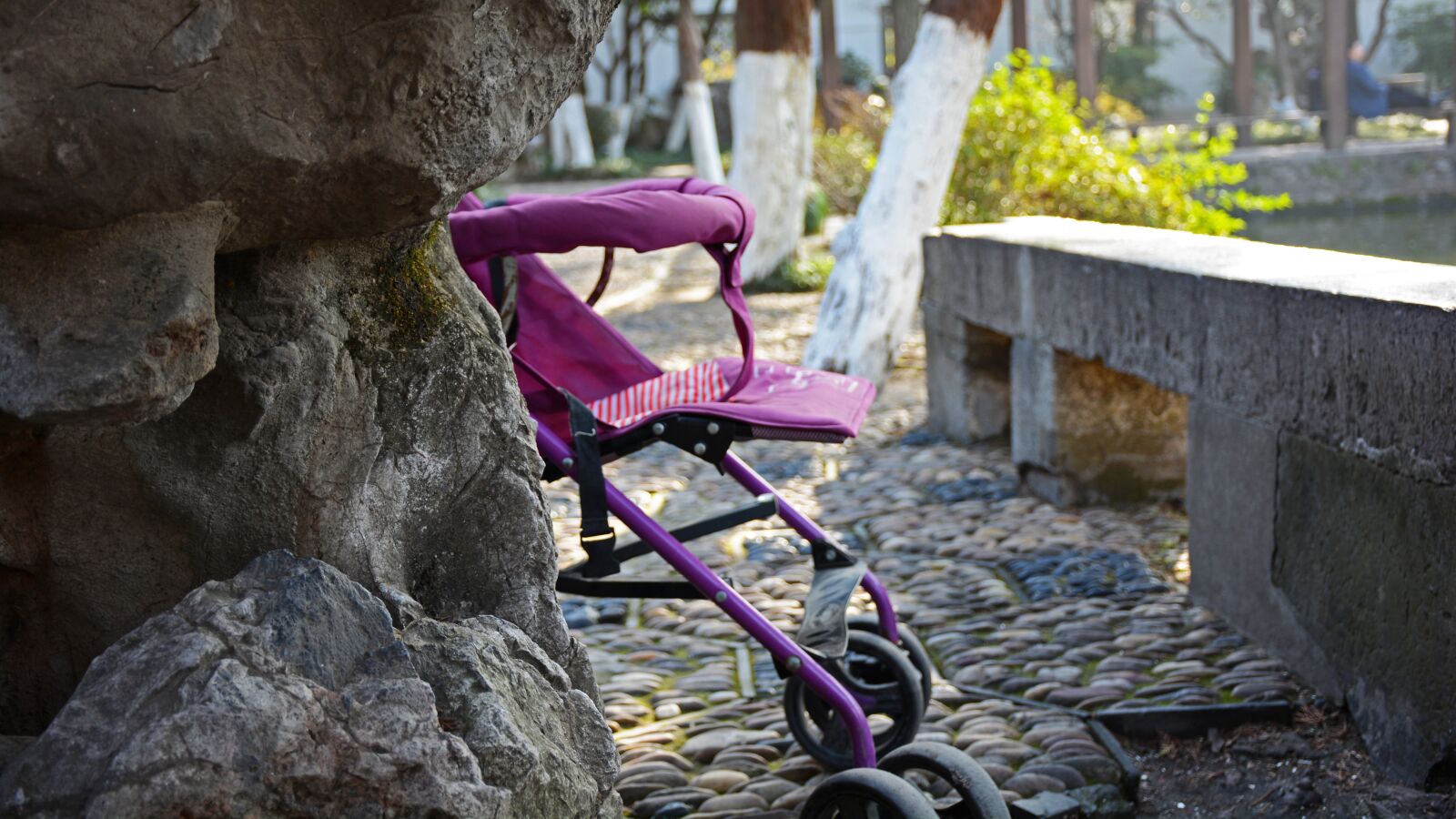 Nikon D7100 sample photo. Childlike, stroller, hide photography