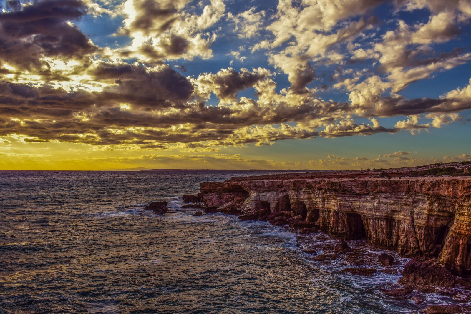 Nikon D3300 sample photo. Sea caves, coast, sea photography