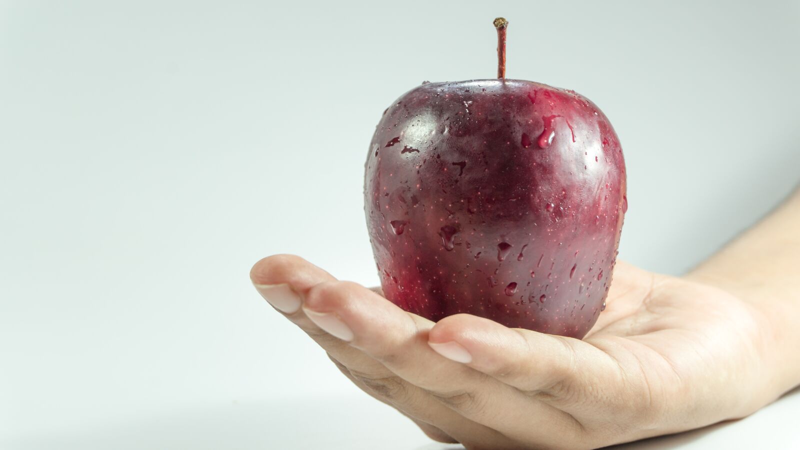 Sony a5100 sample photo. Apple, hand, holding photography