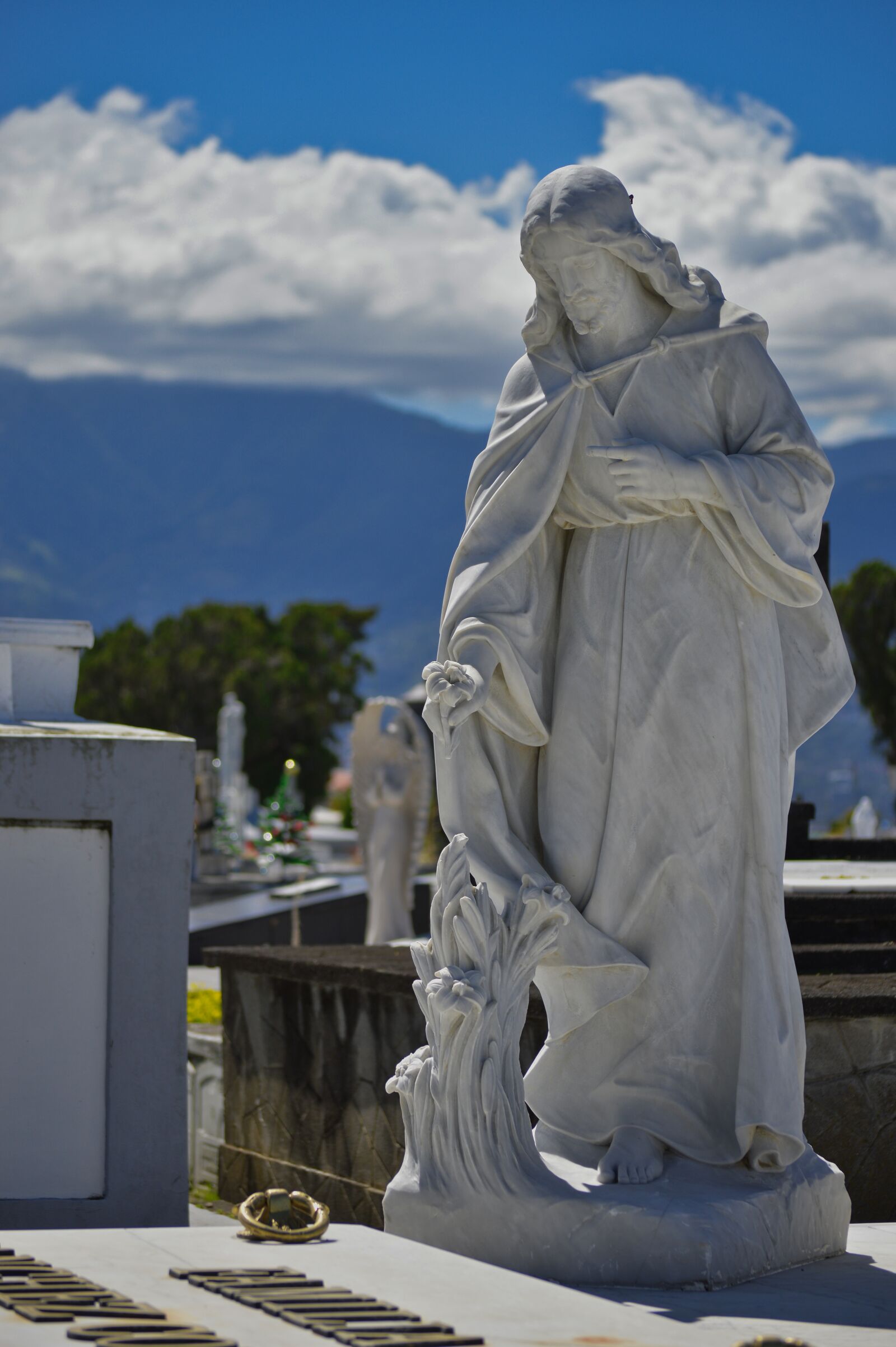 Nikon D3200 sample photo. Costa rica, cemetery, sculpture photography